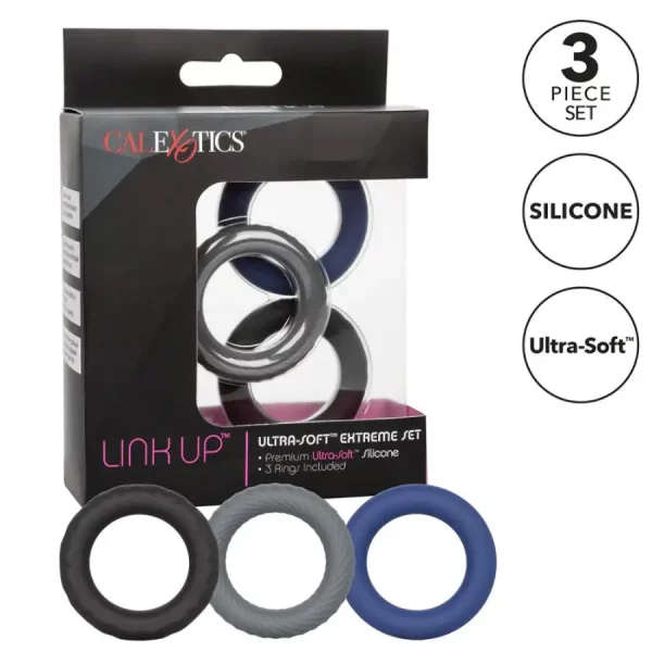 Conjunto de Anéis Link Up Ultra-Soft Extreme Set