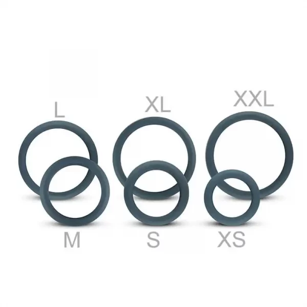 Conjunto de Anéis Penianos Boners 6 Piece Wide