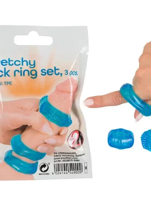 Conjunto de Anéis Stretchy Cock Ring You2Toys