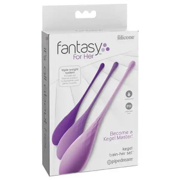 Conjunto de Bolas Vaginais Fantasy For Her Kegel Train-Her Set