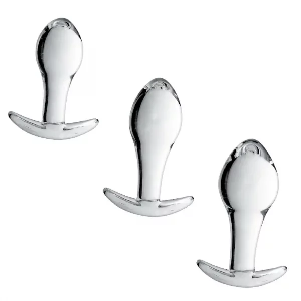 Conjunto de Plugs Anais em Vidro Glossy nº 17