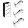 Conjunto de Plugs Anais em Vidro Glossy nº 17