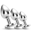 Conjunto de Plugs Metálicos com Cristal Train Trio