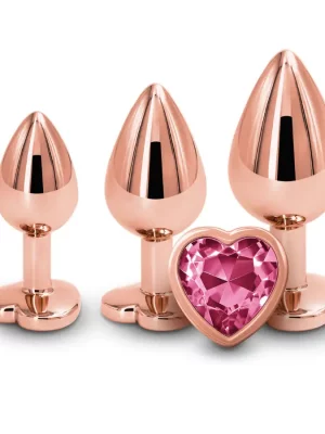 Conjunto de Plugs Metálicos Rear Assets Trainer Kit Heart