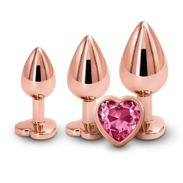 Conjunto de Plugs Metálicos Rear Assets Trainer Kit Heart