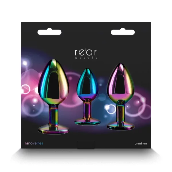 Conjunto de Plugs Metálicos Rear Assets Trainer Kit Multicolor