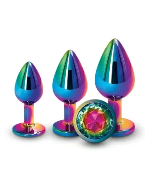 Conjunto de Plugs Metálicos Rear Assets Trainer Kit Multicolor