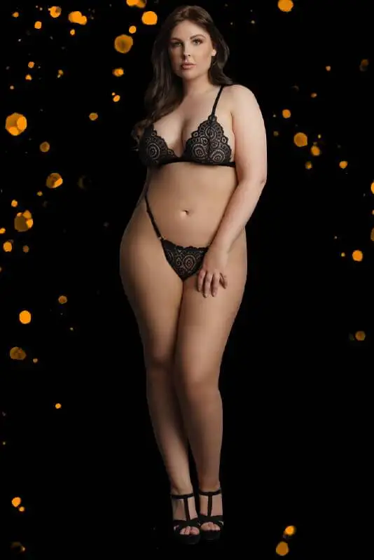 Conjunto Magic Lace Velvet Le Désir by Shots Tamanho Grande