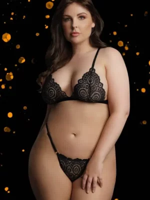 Conjunto Magic Lace Velvet Le Désir by Shots Tamanho Grande