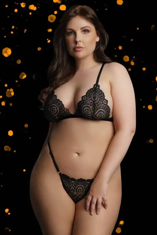 Conjunto Magic Lace Velvet Le Désir by Shots Tamanho Grande