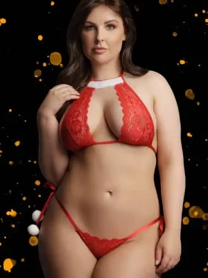 Conjunto Snow Angel Lace Le Désir by Shots Tamanho Grande