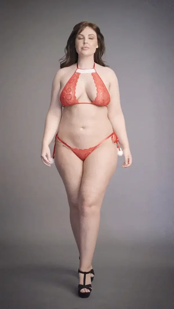 Conjunto Snow Angel Lace Le Désir by Shots Tamanho Grande