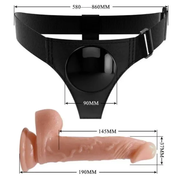 Conjunto Strap-on Universal Kevin