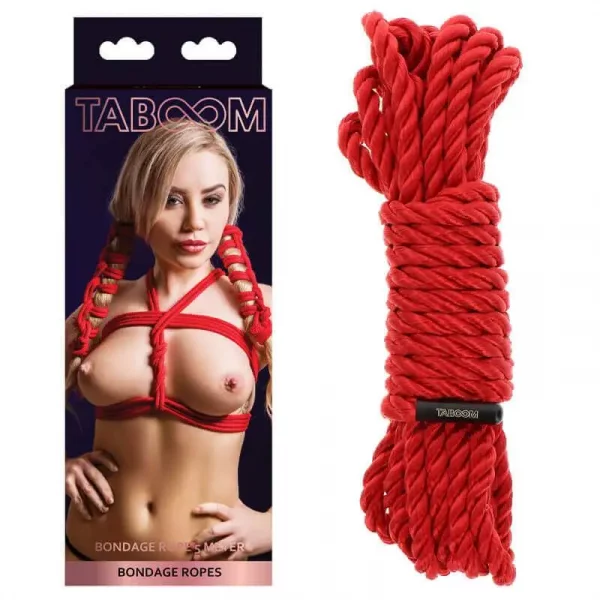 Corda BDSM Taboom 5 Metros Vermelha
