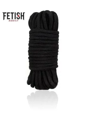 Corda Bondage 10 Metros Preto Fetish Addict