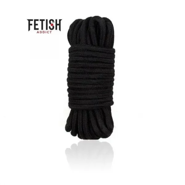 Corda Bondage 10 Metros Preto Fetish Addict