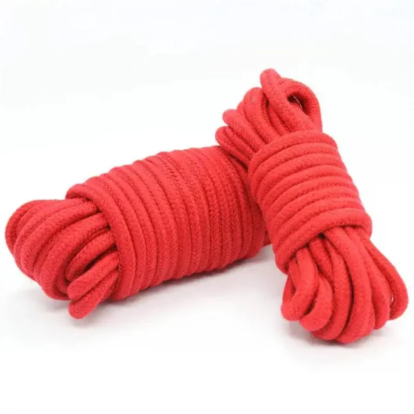 Corda Bondage 10 Metros Vermelha Fetish Addict