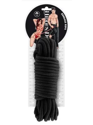 Corda de Bondage Hidden Desire 10 metros Preta