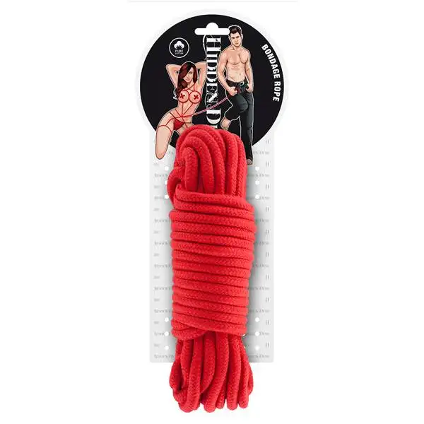 Corda de Bondage Hidden Desire 10 metros Vermelha