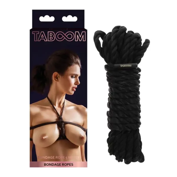 Corda de Bondage Taboom 5 metros Preta