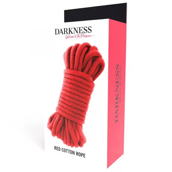 Corda de Bondage Vermelha 10 Metros Darkness