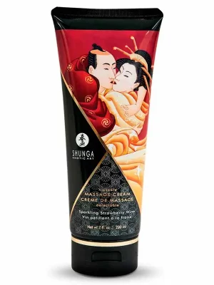 Creme de Massagem Shunga Champanhe de Morango