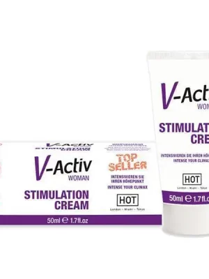 Creme Estimulante Feminino V-Activ 50 ml.