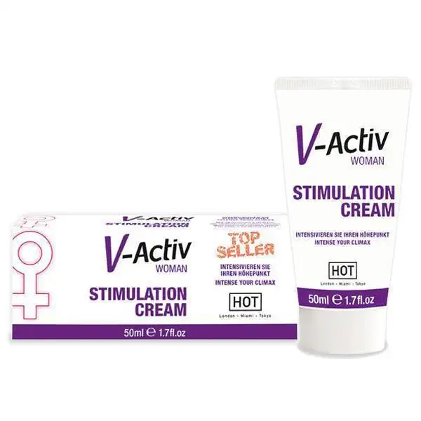Creme Estimulante Feminino V-Activ 50 ml.