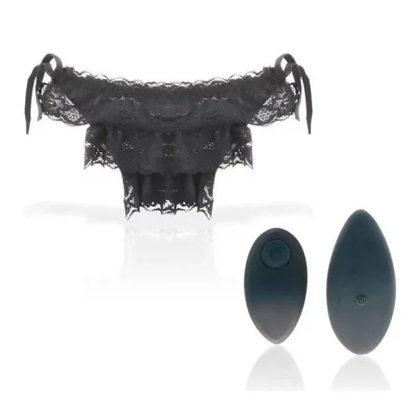 Cueca com Vibração Zara Black&Silver