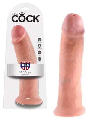 Dildo 10" King Cock 25,4 cm. Natural
