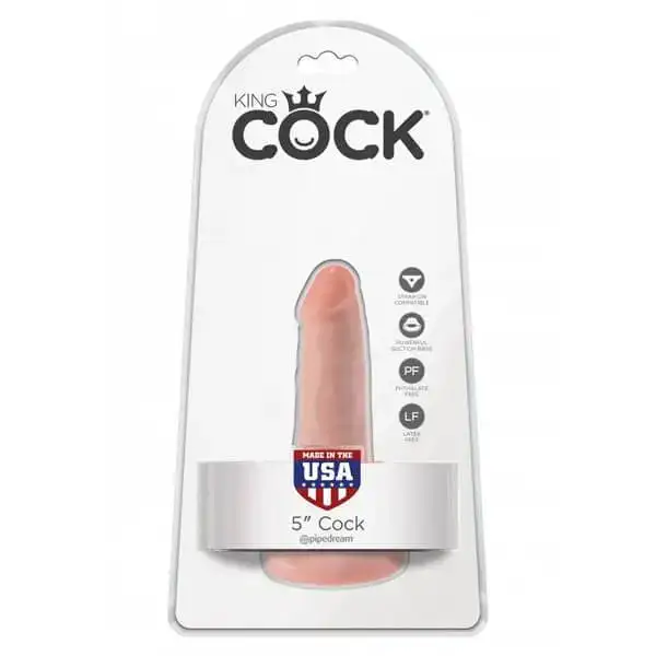 Dildo 5" King Cock 14cm Natural