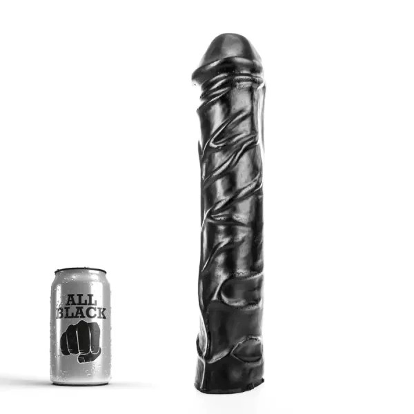 Dildo All Black AB19 Preto 32 x 6,5 cm