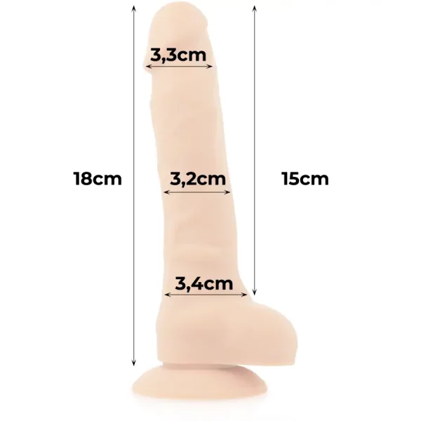 Dildo Cock Miller 18 cm Natural