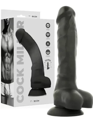 Dildo Cock Miller 18 Cm Preto
