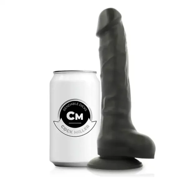 Dildo Cock Miller 18 Cm Preto