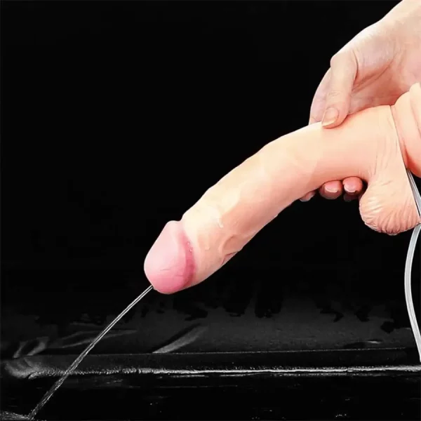Dildo com Ejaculação Cumming Softee 19 cm.