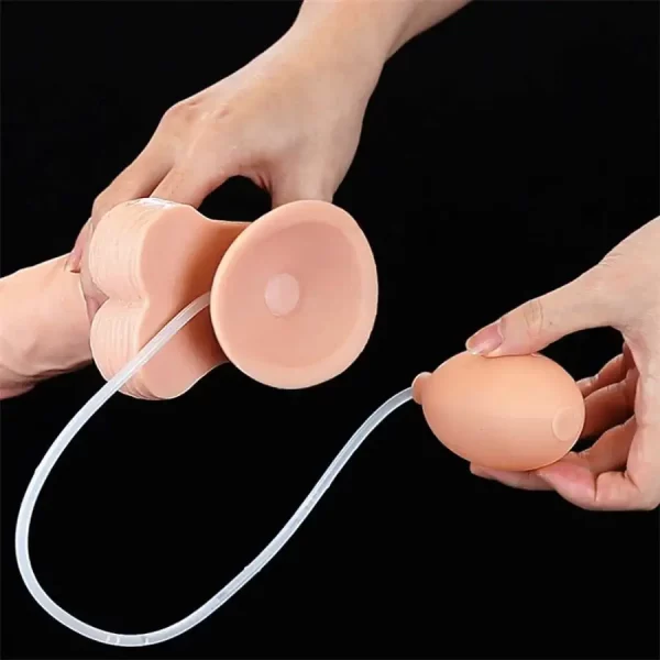 Dildo com Ejaculação Cumming Softee 19 cm.