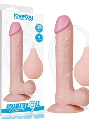 Dildo com Ejaculação Squirt Extreme
