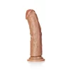 Dildo Curved sem Testículos 6"/15,5 cm Mulato