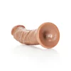 Dildo Curved sem Testículos 6"/15,5 cm Mulato