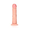 Dildo Curved sem Testículos 6"/15,5 cm Pele Clara