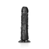 Dildo Curved sem Testículos 6"/15,5 cm Preto