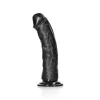 Dildo Curved sem Testículos 6"/15,5 cm Preto