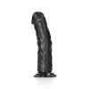 Dildo Curved sem Testículos 6"/15,5 cm Preto