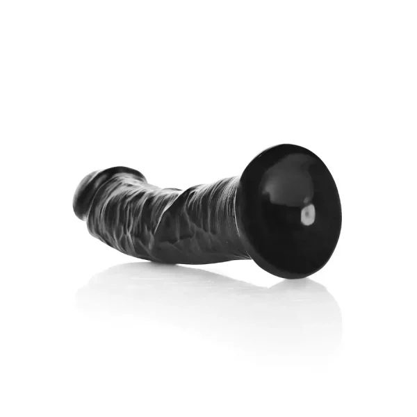 Dildo Curved sem Testículos 6"/15,5 cm Preto
