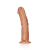 Dildo Curved sem Testículos 7"/18 cm Mulato