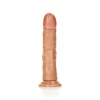 Dildo Curved sem Testículos 7"/18 cm Mulato