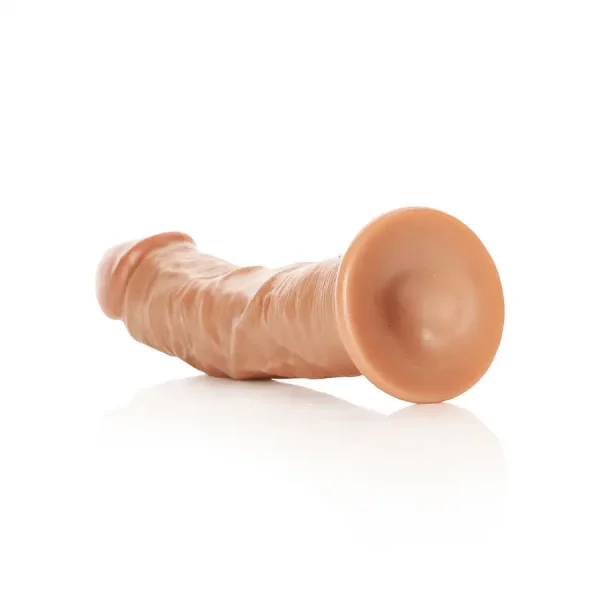 Dildo Curved sem Testículos 7"/18 cm Mulato