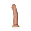 Dildo Curved sem Testículos 8"/20,5 cm Mulato