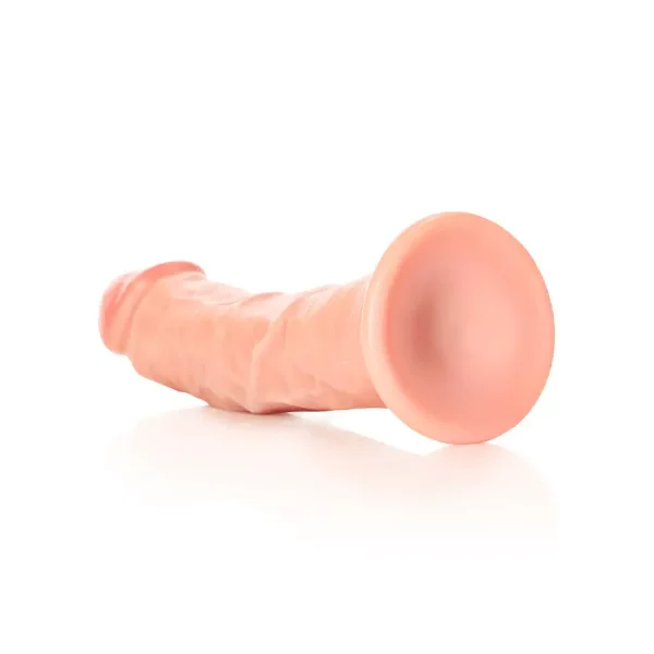 Dildo Curved sem Testículos 8"/20,5 cm Pele Clara